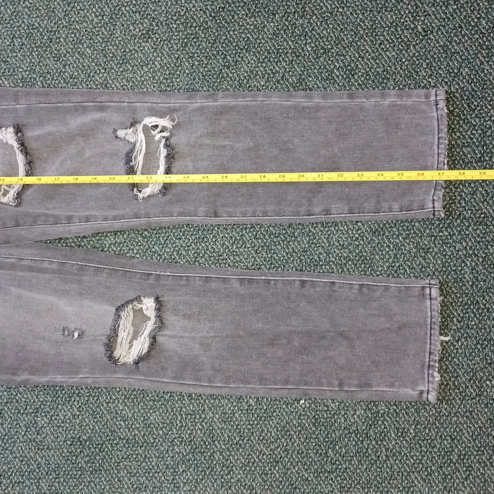 PacSun Los Angeles Faded Black Ripped Mom Jean Size 23 distressed new with tags - Picture 7 of 17